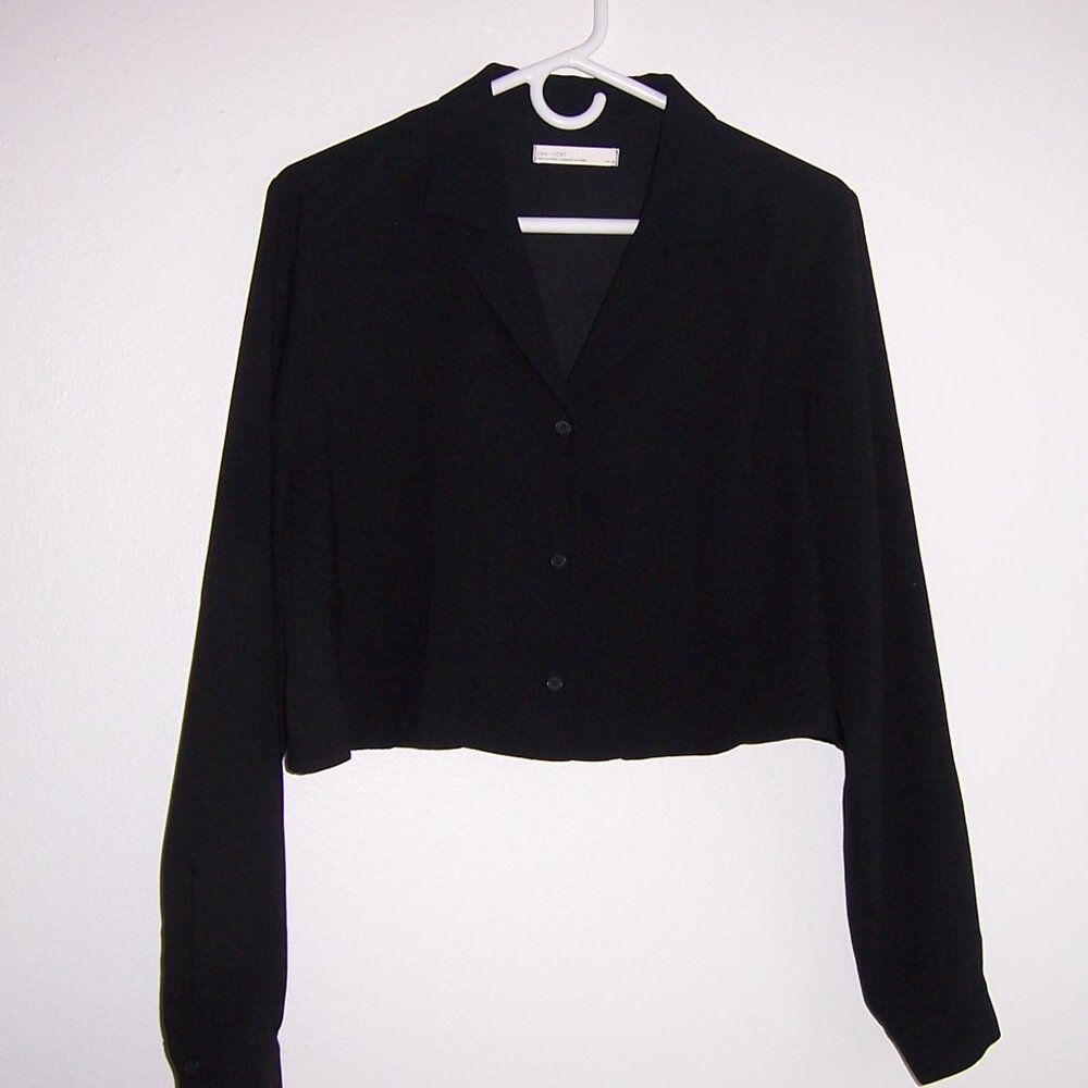 Cropped Button Down Shirt